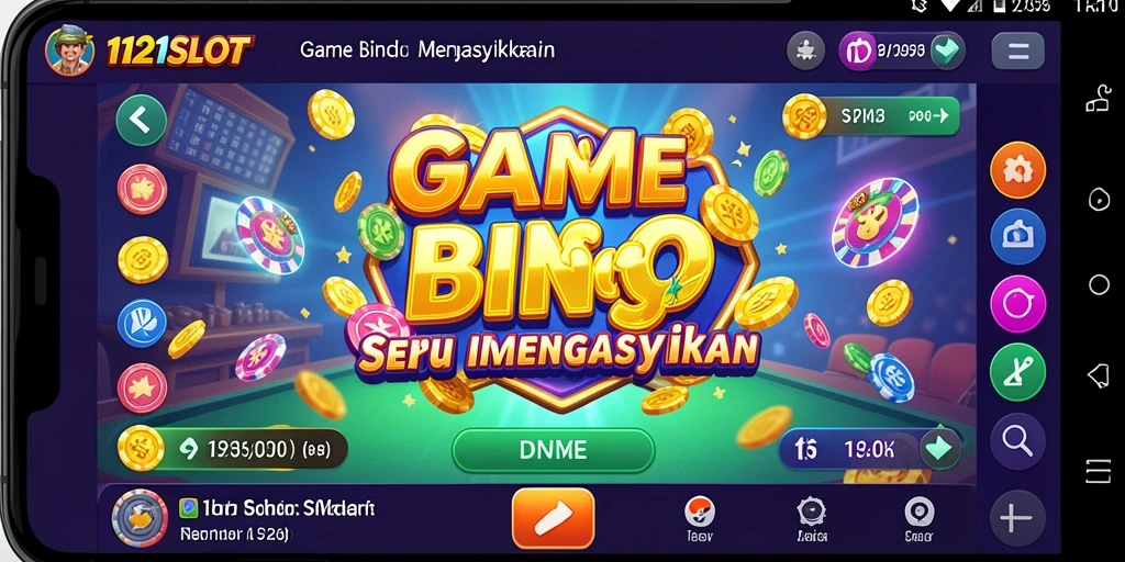 Tampilan gameplay Bingo di 1121SLOT yang menarik dan seru.