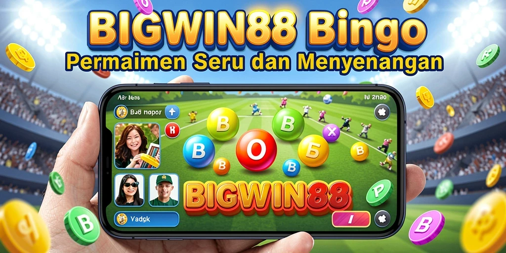 Tampilan gameplay seru Bingo BIGWIN88 dengan berbagai mode permainan.