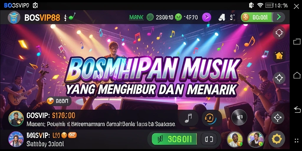 Tangkapan layar BOSVIP88 menampilkan gameplay yang seru dan interaktif.