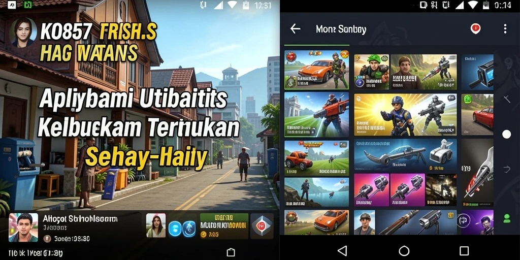 Tampilan antarmuka utama KO857 yang sederhana dan fungsional.