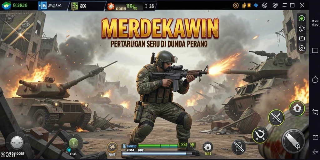 Tampilan pertarungan seru dalam MERDEKAWIN menampilkan efek visual yang menakjubkan.