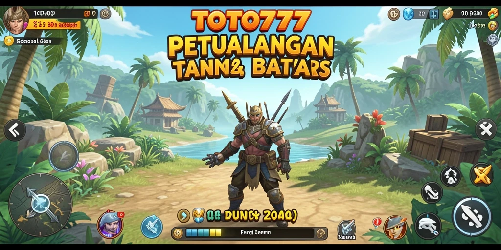 Gameplay TOTO777 yang menampilkan petualangan dalam dunia terbuka.